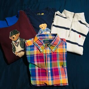 4 Ralph Lauren Polo shirts